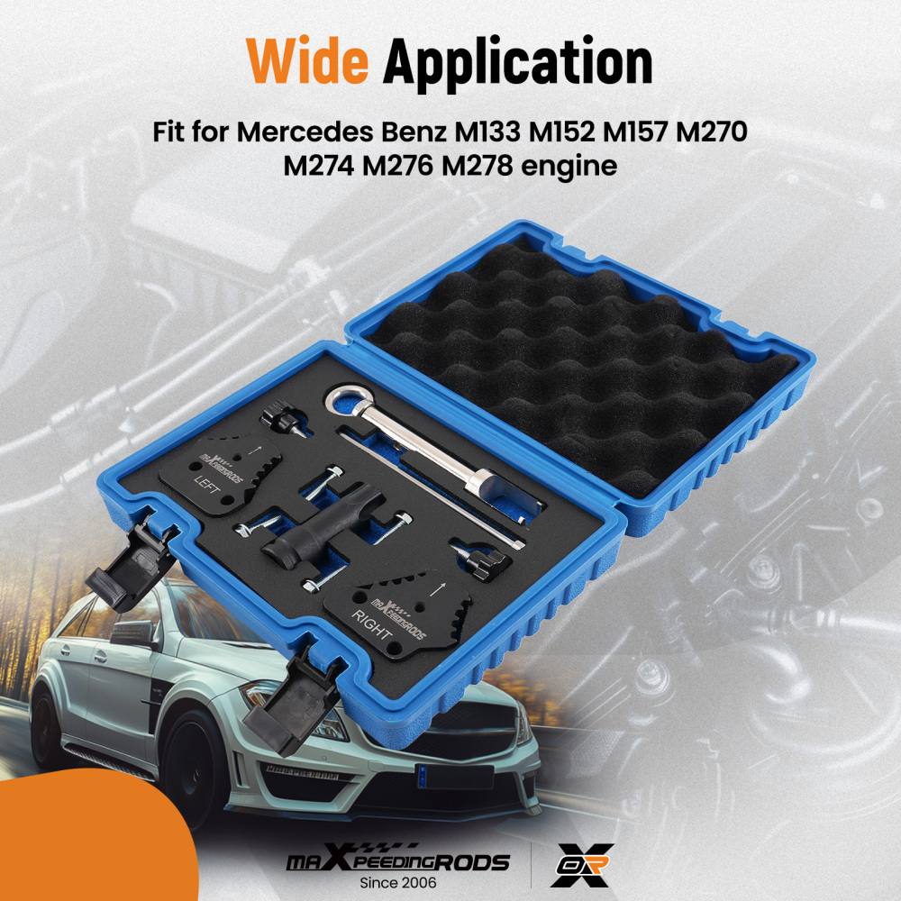 Camshaft Gear Retainer compatible for Mercedes M133 M270 M271 M274 M276 M278 Steel Kit