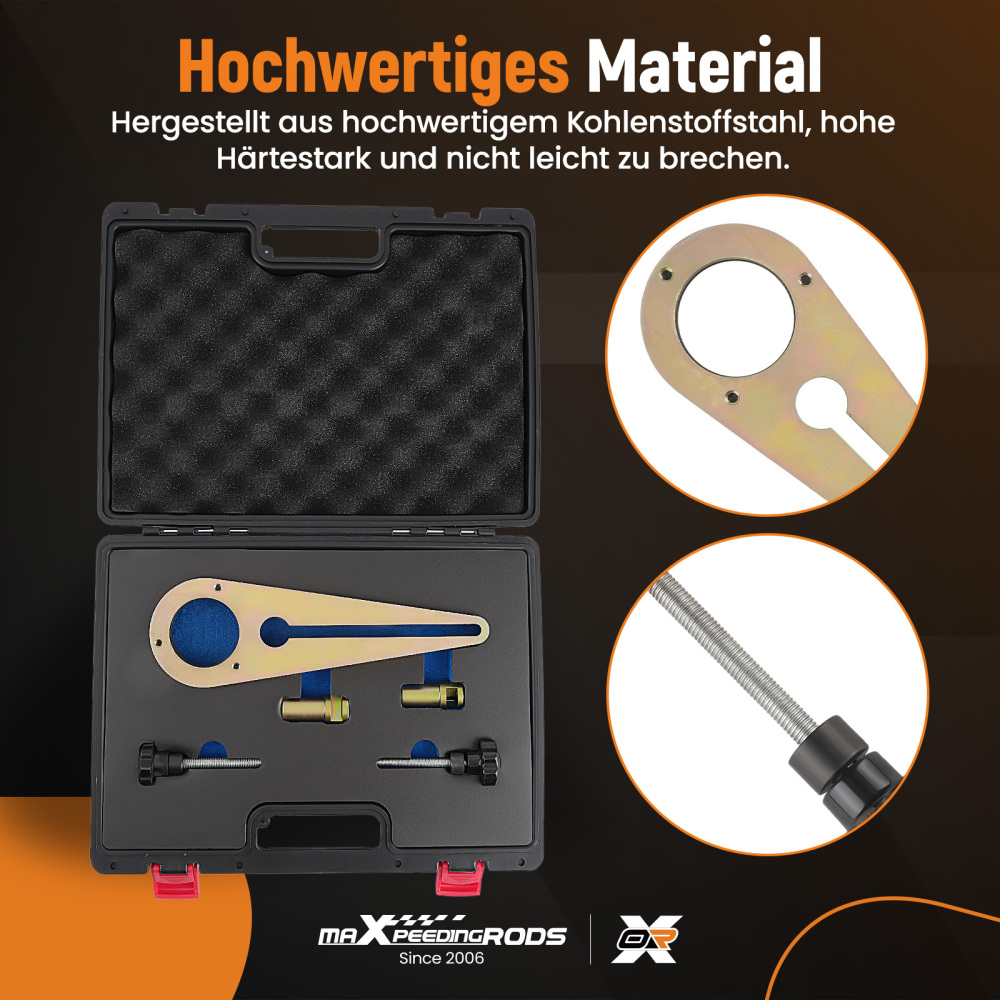 Crankshaft Belt Disc Timing Tool compatible for BMW N47 N57 Engine 117220 Carbon Steel