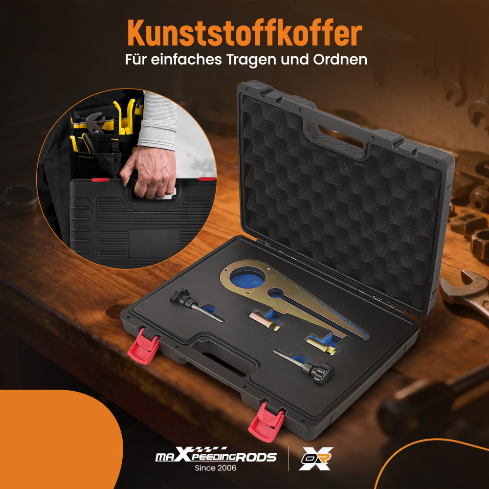 Crankshaft Belt Disc Timing Tool compatible for BMW N47 N57 Engine 117220 Carbon Steel