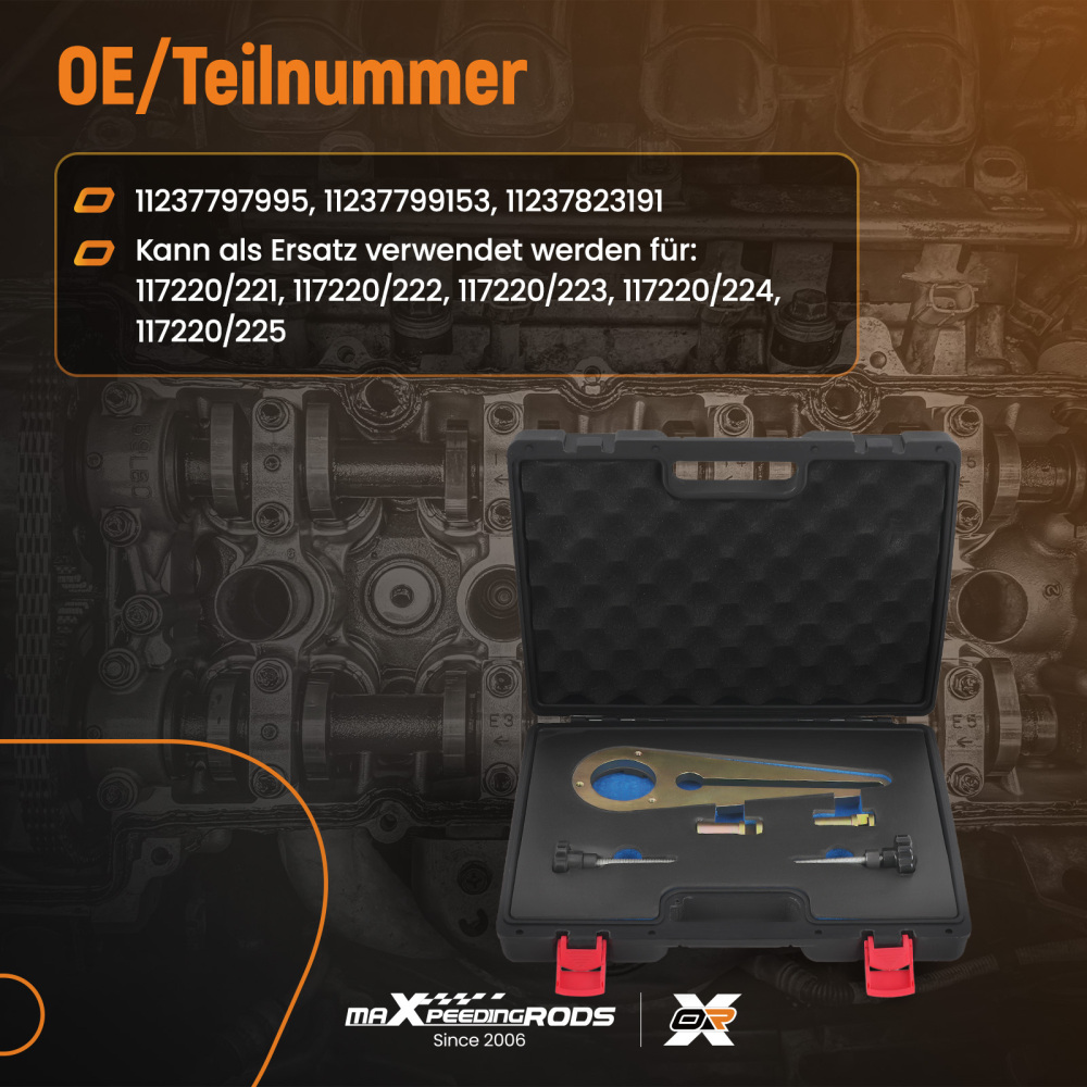 Crankshaft Belt Disc Timing Tool compatible for BMW N47 N57 Engine 117220 Carbon Steel