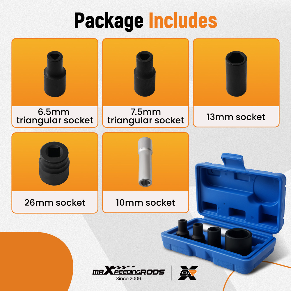 5x Diesel Injection Pump Removal InstallerTools Socket Set forVE VP TDI