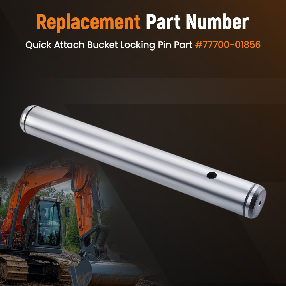 77700-01856 Bucket Pin 44.8mm X372mm For Kubota models U45, U55, KX057-4