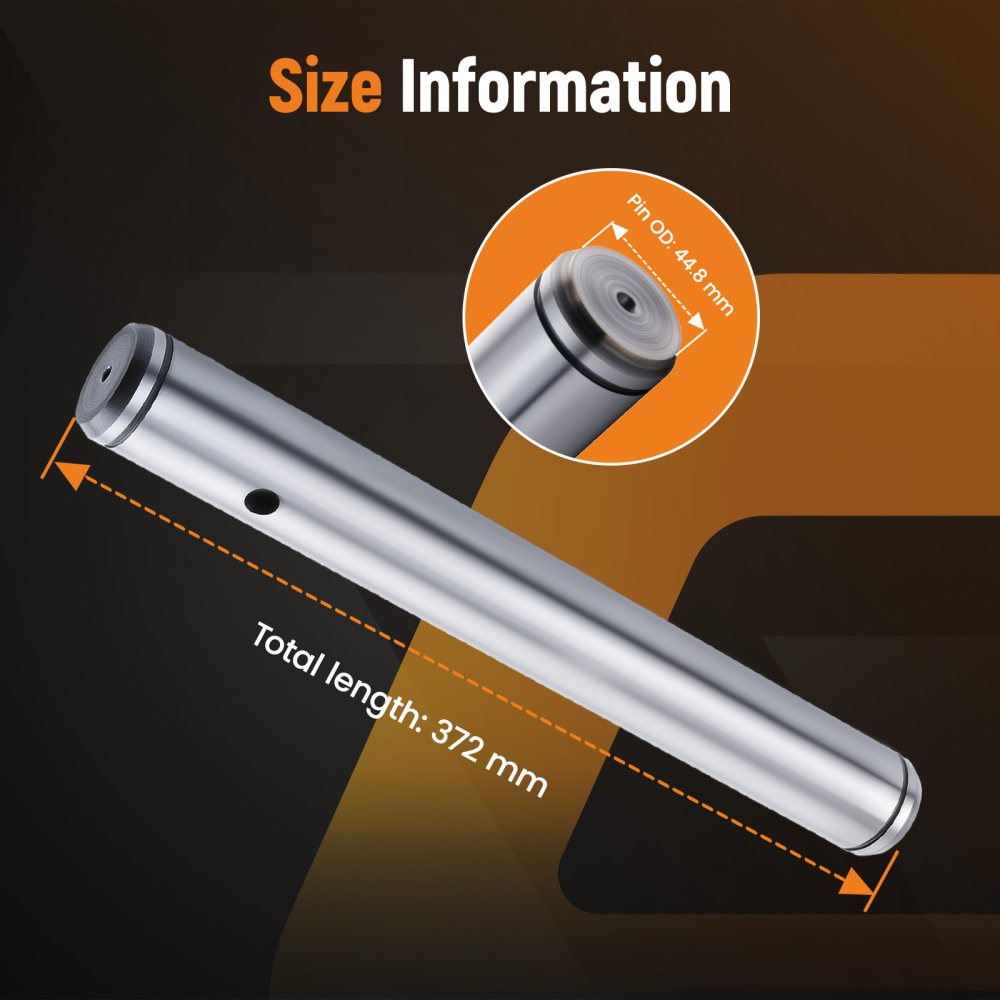 77700-01856 Bucket Pin 44.8mm X372mm For Kubota models U45, U55, KX057-4