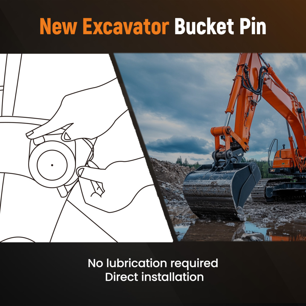 77700-01856 Bucket Pin 44.8mm X372mm For Kubota models U45, U55, KX057-4