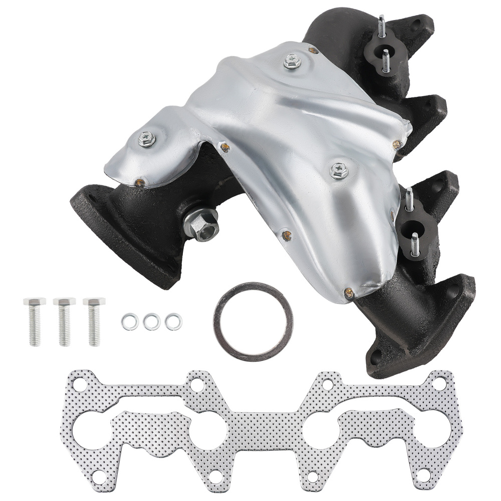 Cast Iron Exhaust Manifold compatible for Chevrolet S10 compatible for GMC Sonoma 2000-2003 L4 2.2L Gasket