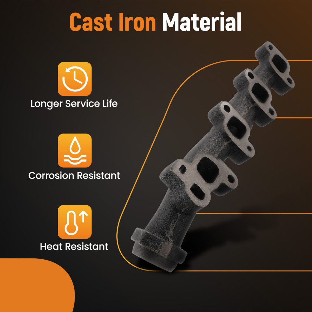 LeftRight Exhaust Manifolds W/Gasket compatible for Dodge Ram 1500 V8 4.7L 2004-2007