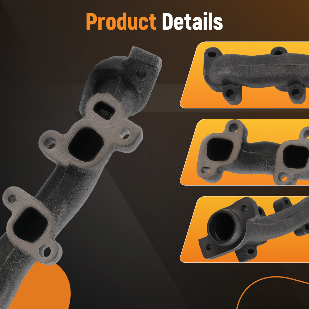 LeftRight Exhaust Manifolds W/Gasket compatible for Dodge Ram 1500 V8 4.7L 2004-2007