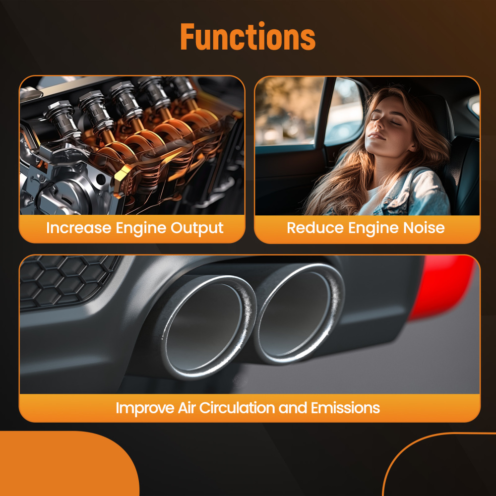 LeftRight Exhaust Manifolds W/Gasket compatible for Dodge Ram 1500 V8 4.7L 2004-2007