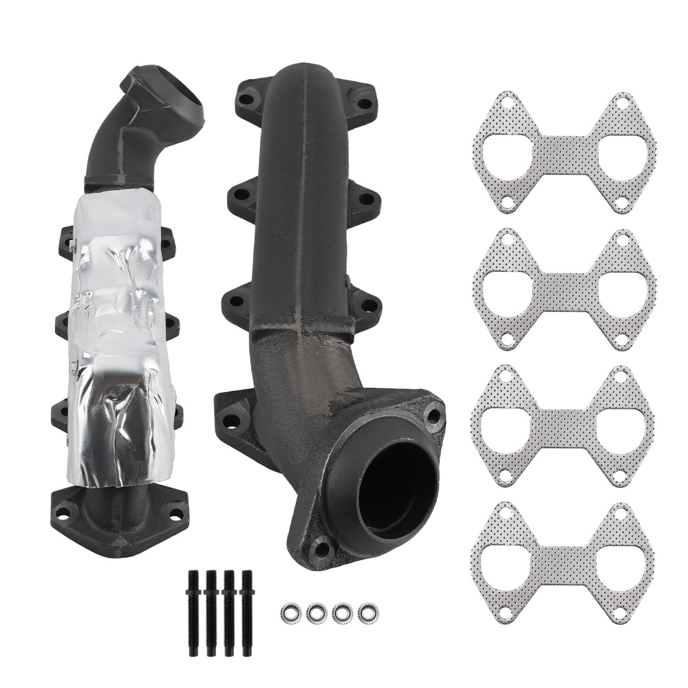 Exhaust Manifold Set compatible for Ford Expedition/F-150 2005-2012 674-695 Heavy Duty