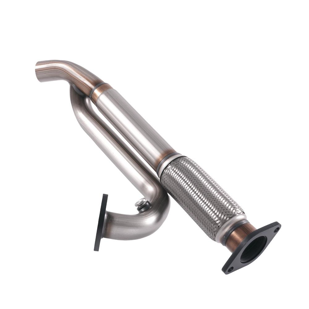 Exhaust Y Flex Pipe compatible for Buick Enclave Chevy Traverse compatible for GMC Acadia 3.6L 2009-17
