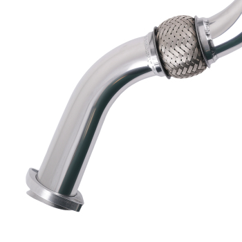 Exhaust Turbo Up Pipe Assembly compatible for Ford Powerstroke 6.0L 2003-07 Stainless Steel