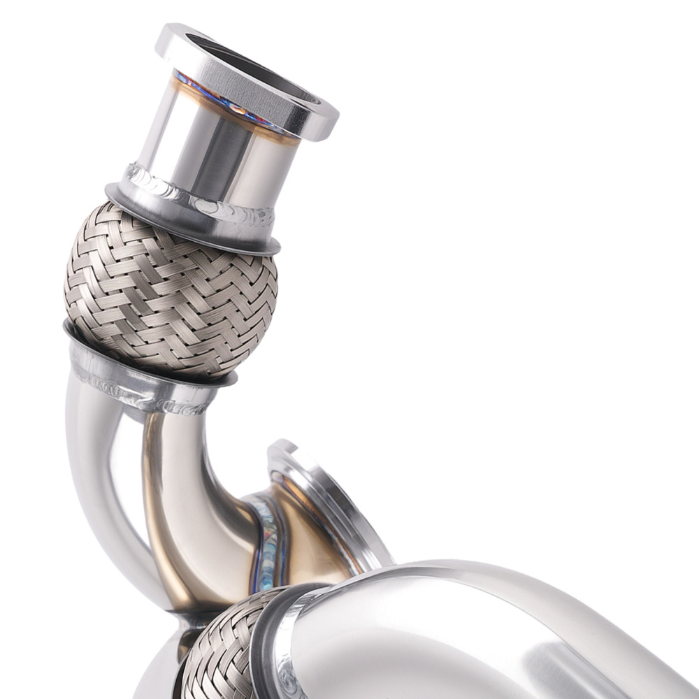 Exhaust Turbo Up Pipe Assembly compatible for Ford Powerstroke 6.0L 2003-07 Stainless Steel