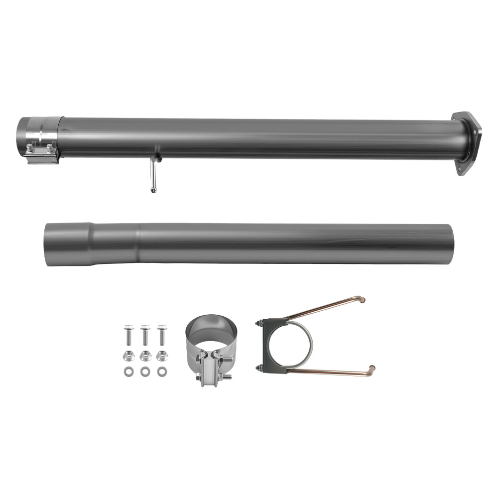4Muffler Pipe Kit compatible for Dodge Ram 2500 3500 6.7L compatible for Cummins 2013-2017