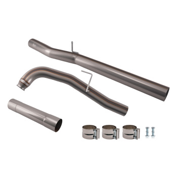 3.5-4 Exhaust Pipe Kit compatible for Chevy Silverado GMC Sierra 6.6L compatible for Duramax 2011-2015