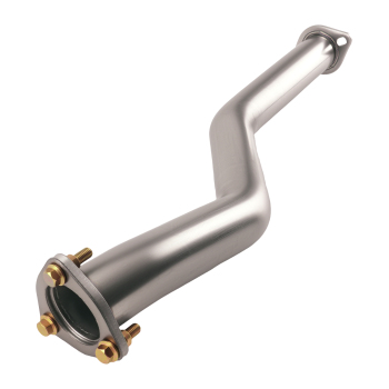 4 Rolled Muffler Tip Catback Exhaust System compatible for Honda Civic EX EM2 ES2 2001-05