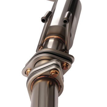 4 Muffler Tip Catback Exhaust System compatible for Honda Civic 1.8L 2006-2011 Rear