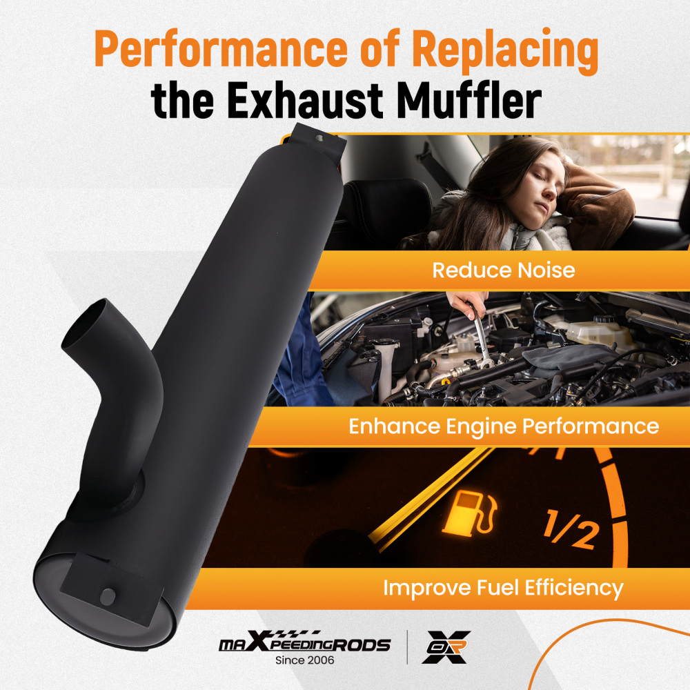 Aftermarket Exhaust Muffler compatible for Bobcat 751 753 763 773 Bolt-On 7100840 6671667