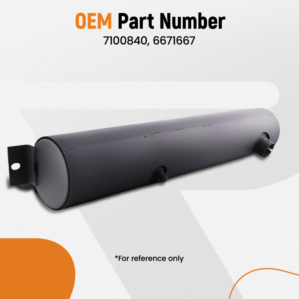 Aftermarket Exhaust Muffler compatible for Bobcat 751 753 763 773 Bolt-On 7100840 6671667