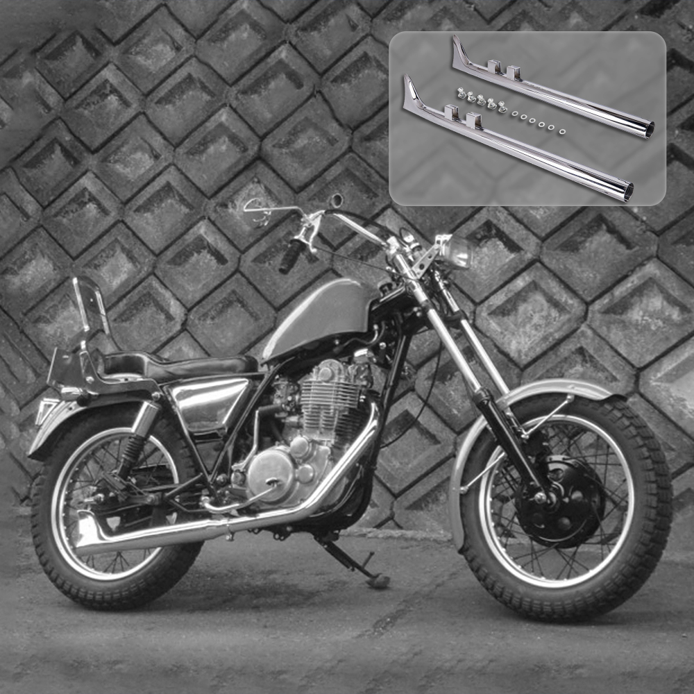 for Touring Ultra Exhaust Fishtail Muffler 36