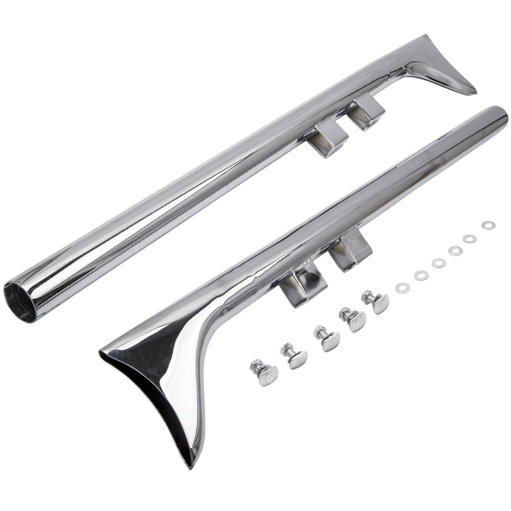 for Touring Ultra Exhaust Fishtail Muffler 36