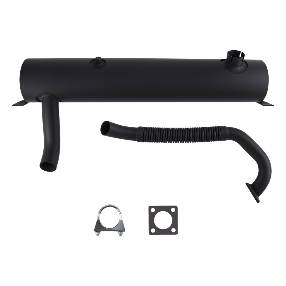 Bolt-On MufflerExhaust Pipe compatible for Bobcat 751 753 S150 S160 7100840 6671667
