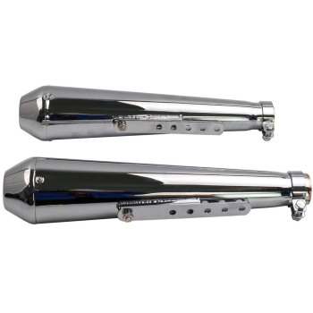 1 Par Universal Moto Racing compatible para Escape Silenciador Exhaust Mufflers Silencers