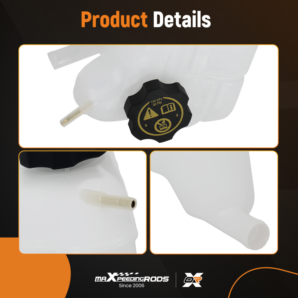 Coolant Expansion Tank w/ Cap compatible for Vauxhall Insignia/Compatible for Opel Insignia/Compatible for Saab 13220124