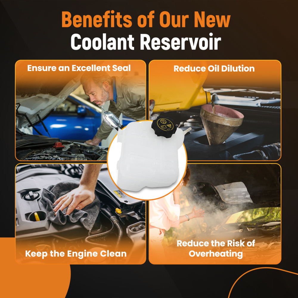 Expansion Tank compatibile per Opel Insignia A/Compatibile per Vauxhall Insignia/Compatibile per Saab 9-5 08-18 13220124