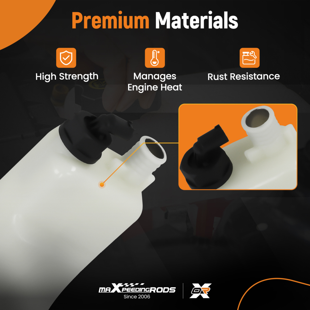 Coolant Expansion Tank w/ Sensor Cap compatible for BMW 3 Series 323i 528i Z3 17111723520