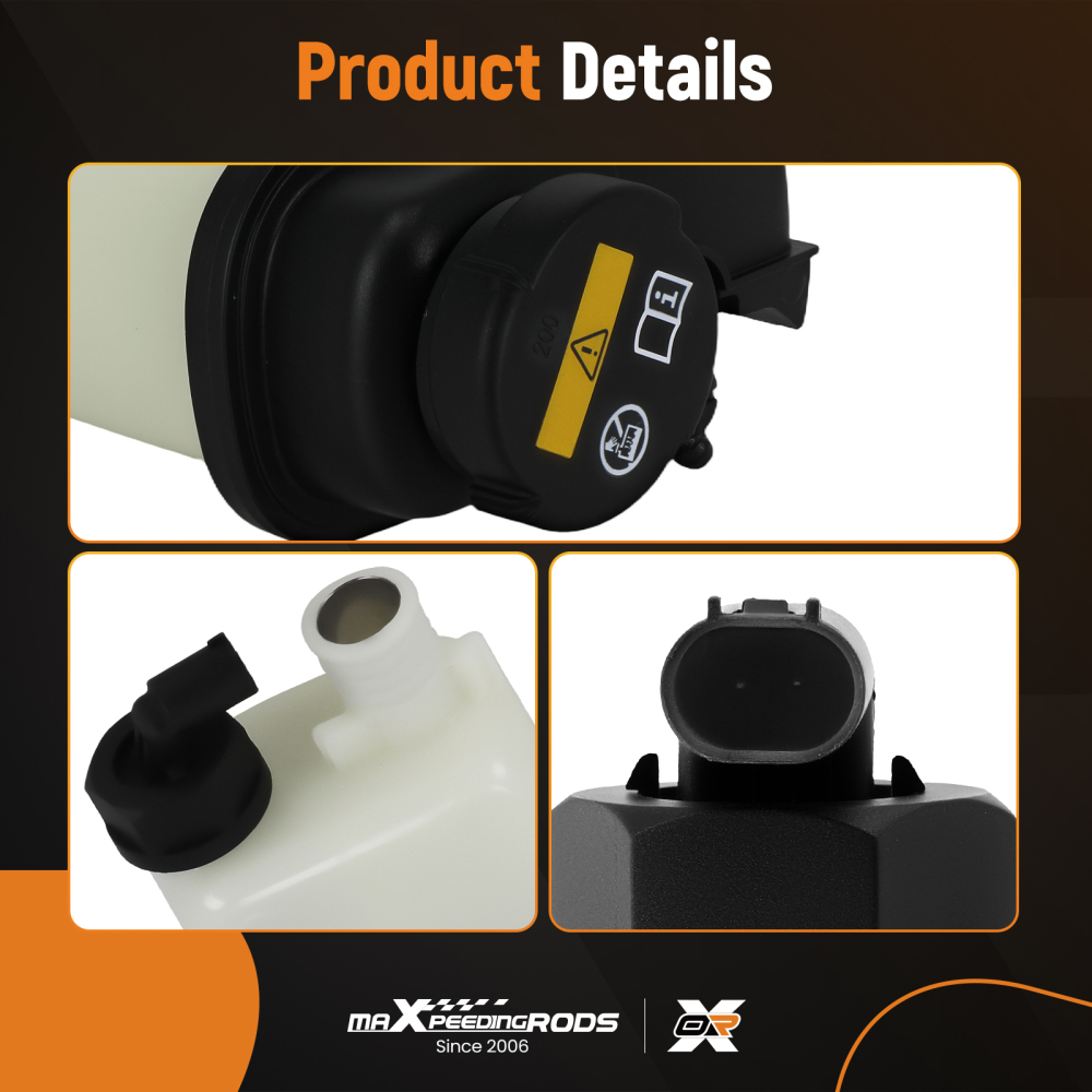 Coolant Expansion Tank w/ Sensor Cap compatible for BMW 3 Series 323i 528i Z3 17111723520