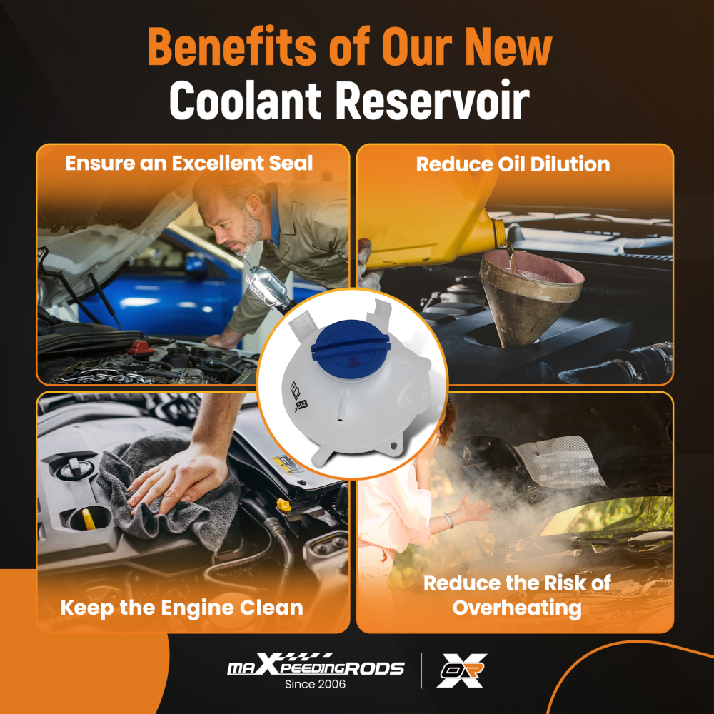 Coolant Bottle Assembly compatible for VW Jetta compatible for Golf Passat compatible for Audi TT 1K0121407A