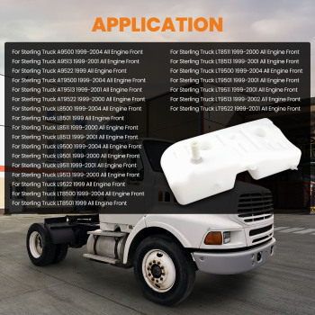 Engine Coolant Reservoir Tank compatible for Sterling Truck 1999-2004603-5211/24224219