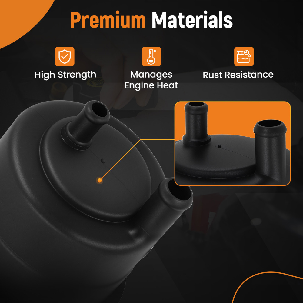 Engine Coolant Expansion Tank w/ Cap compatible for BMW 3 Series 318i 323i 325i 32410141426