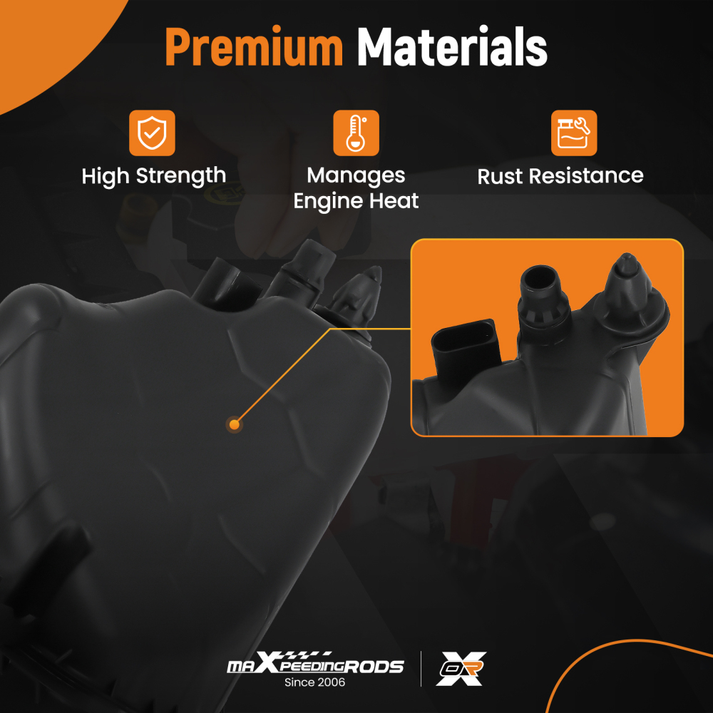 Coolant Expansion Tank w/ Sensor compatible for BMW 530i/540i/740i 2016-2020 17139487210