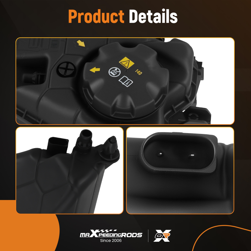 Coolant Expansion Tank w/ Sensor compatible for BMW 530i/540i/740i 2016-2020 17139487210