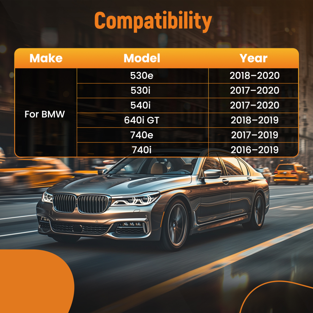 Coolant Expansion Tank w/ Sensor compatible for BMW 530i/540i/740i 2016-2020 17139487210