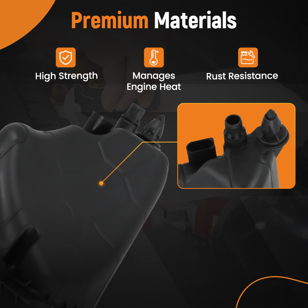 Coolant Expansion Tank w/ Sensor compatible for BMW 530i/540i/740i 2016-2020 17139487210