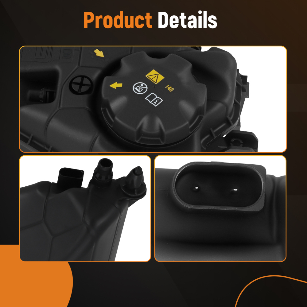 Coolant Expansion Tank w/ Sensor compatible for BMW 530i/540i/740i 2016-2020 17139487210