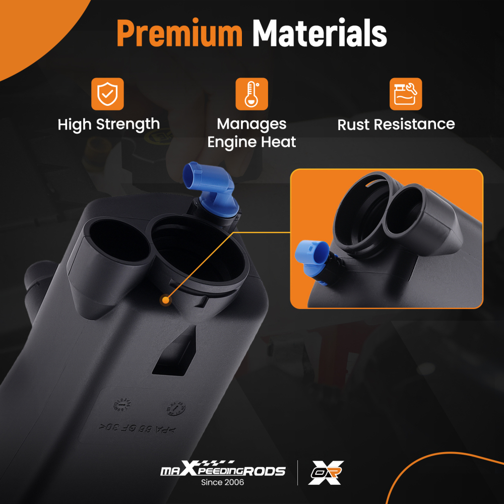 Coolant Expansion Tank compatible for BMW 320i 323i 325i E46 99-2005 17137787039 w/ Sensor