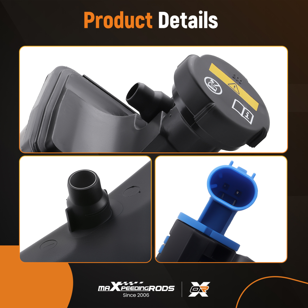 Coolant Expansion Tank compatible for BMW 320i 323i 325i E46 99-2005 17137787039 w/ Sensor