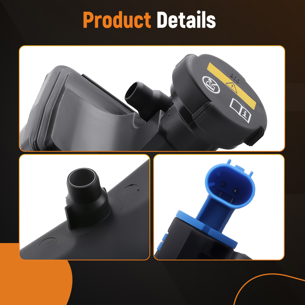 Coolant Expansion Tank compatible for BMW 320i 323i 325i E46 99-2005 17137787039 w/ Sensor