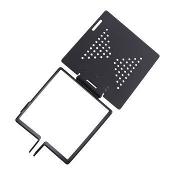 4 x 4 Square RV Bumper End Caps 2x Kit Black for RV Camper Trailer