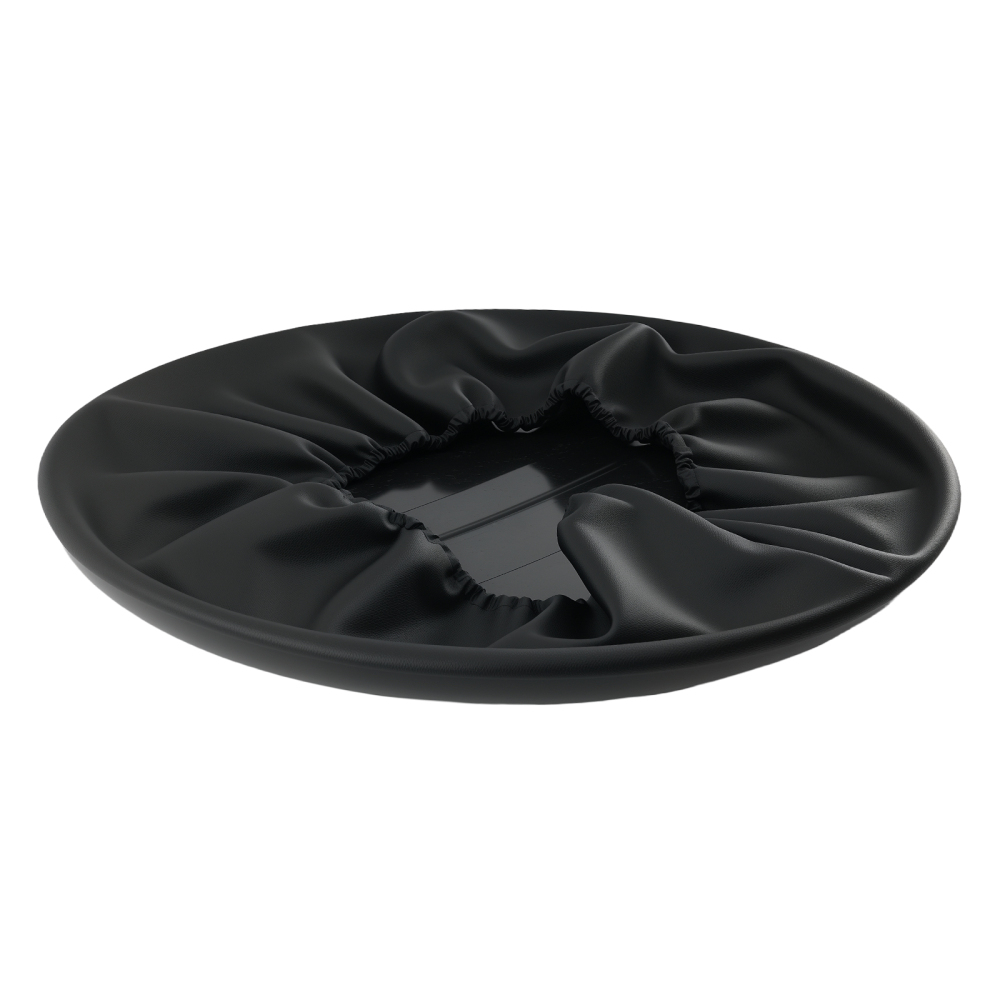 Black Gloss Rear Spare Tire Cover compatible for Land Rover Defender L663 90 110 2020+