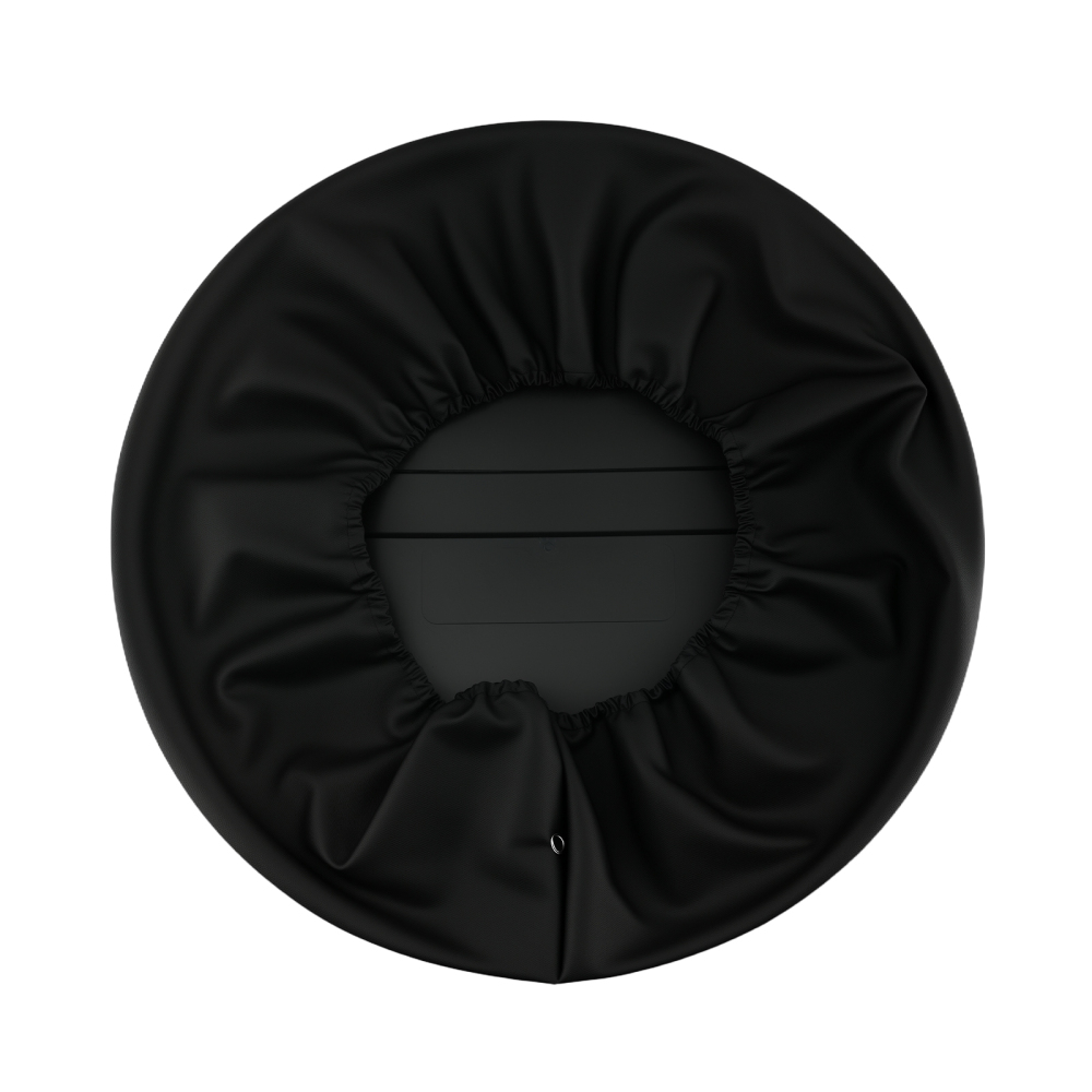 Black Gloss Rear Spare Tire Cover compatible for Land Rover Defender L663 90 110 2020+