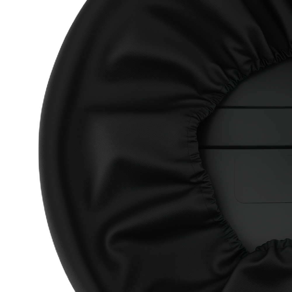 Black Gloss Rear Spare Tire Cover compatible for Land Rover Defender L663 90 110 2020+