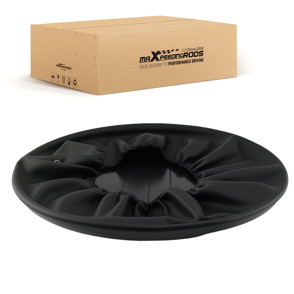 Black Gloss Rear Spare Tire Cover compatible for Land Rover Defender L663 90 110 2020+