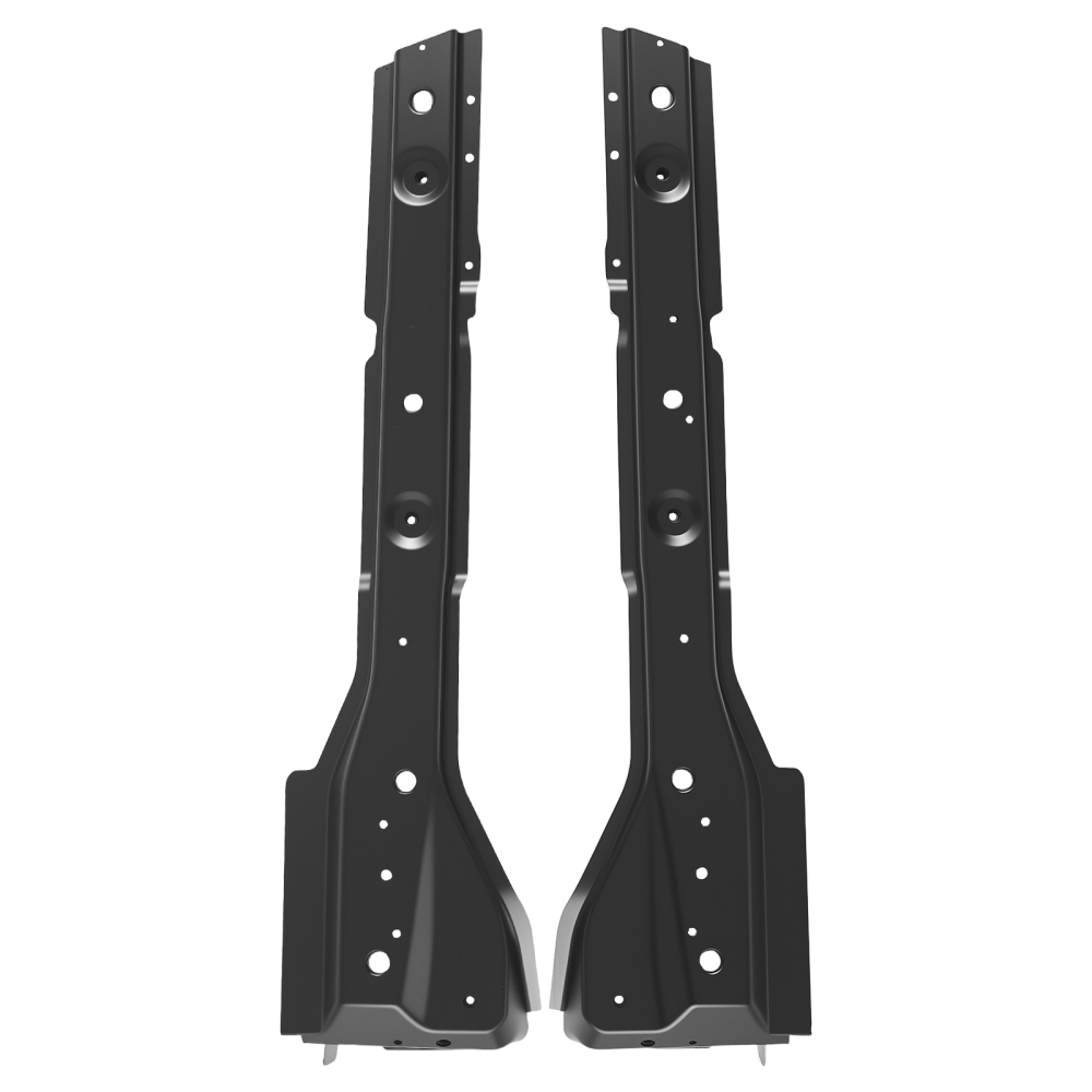 Floor Frame Repair Kit compatible for Jeep Wrangler TJ 1997-2006 Steel Black Pair