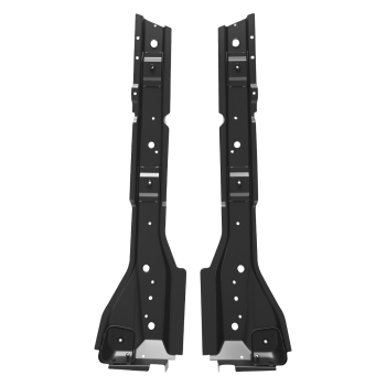 Floor Frame Repair Kit compatible for Jeep Wrangler TJ 1997-2006 Steel Black Pair