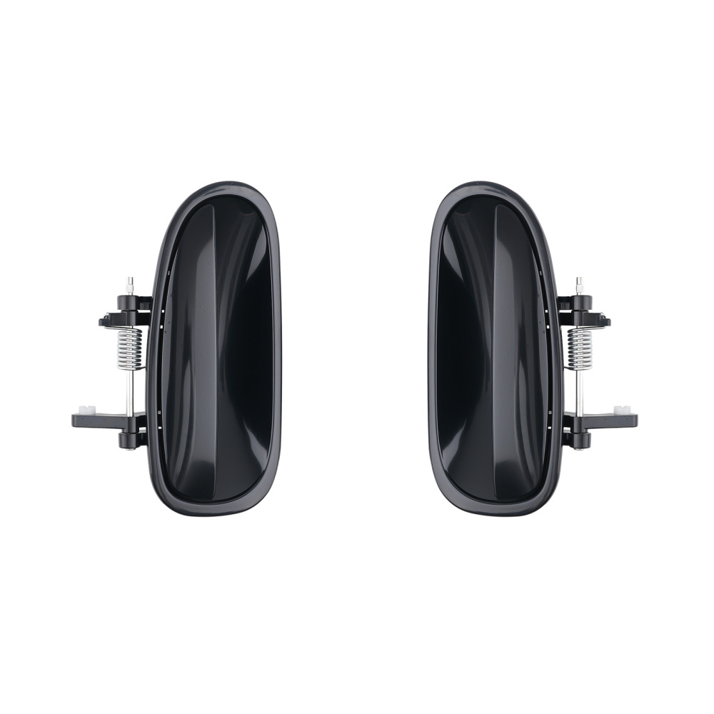 Black Door Handle Front Left Rear compatible for Honda Civic 96-00 HO1520101 4Pcs