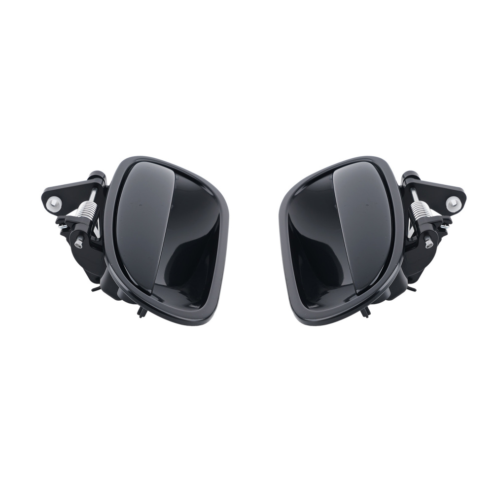 Black Door Handle Front Left Rear compatible for Honda Civic 96-00 HO1520101 4Pcs